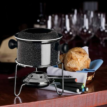 Jogo para Fondue 10 pcs.Preto Euro